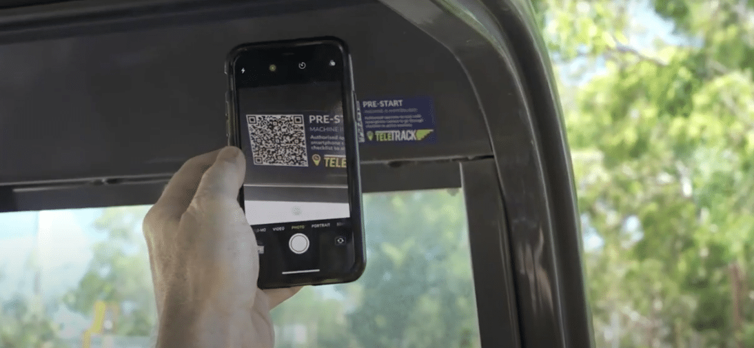 Scan the QR code on your asset